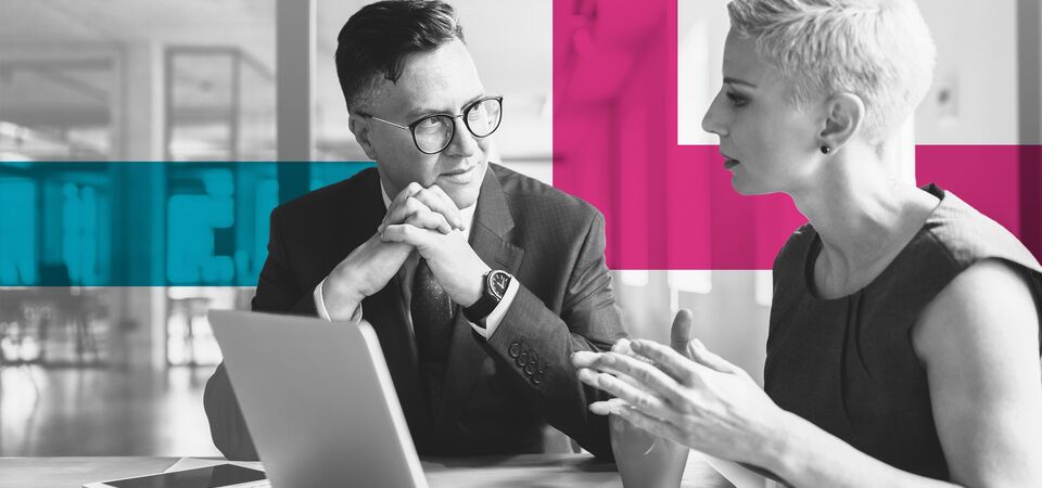SINGLE-IMAGE_squares-business-employees-discuss-financial-report-with-laptop_feb25