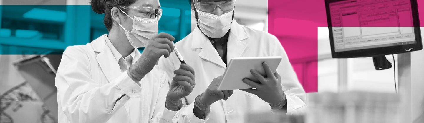 SINGLE-IMAGE_squares-discussing-over-digital-tablet-at-laboratory_mar25