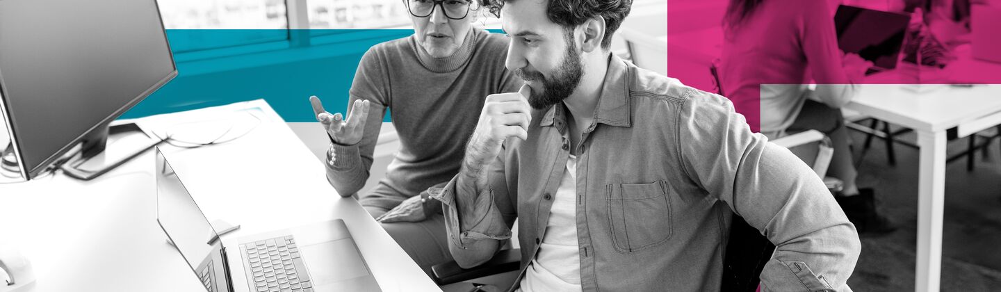 SINGLE-IMAGE_squares-two-colleagues-working-on-a-project-over-a-laptop_may24