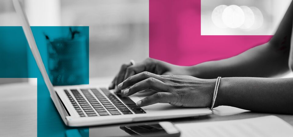 SINGLE-IMAGE_squares-closeup-of-a-black-businesswoman-typing-on-a-laptop_may25
