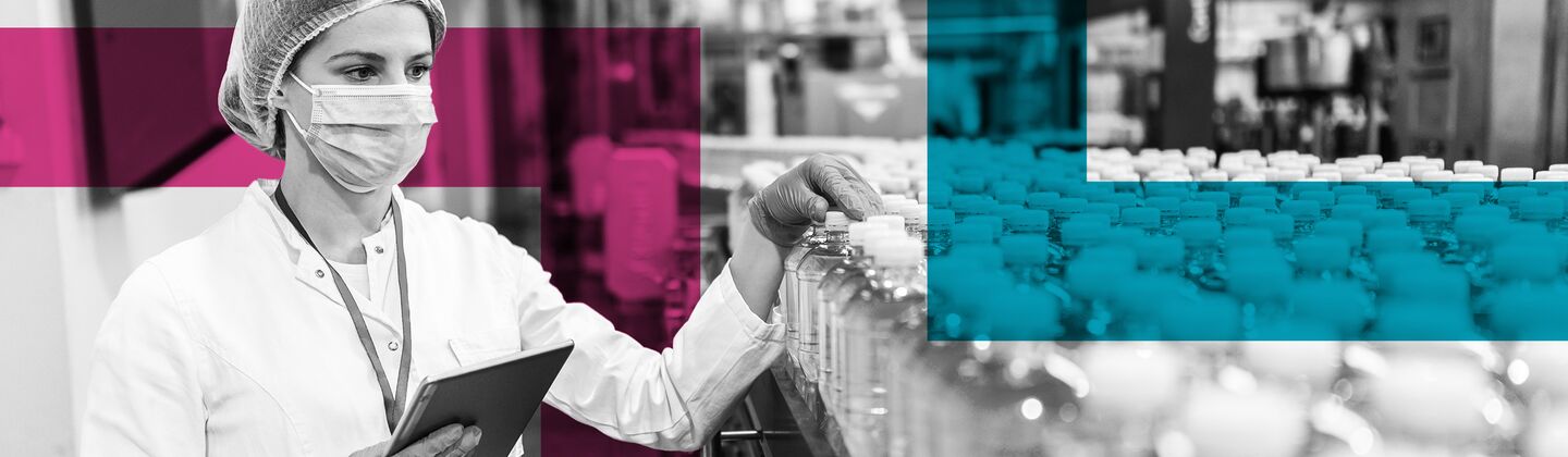 SINGLE-IMAGE_squares-woman-with-tablet-checking-bottles-on-conveyor_nov23
