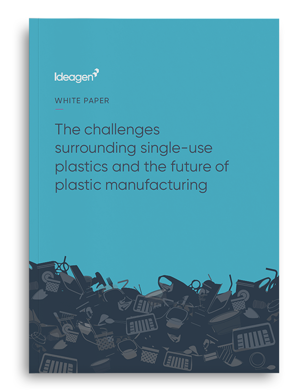 single use plastics white paper front cover.