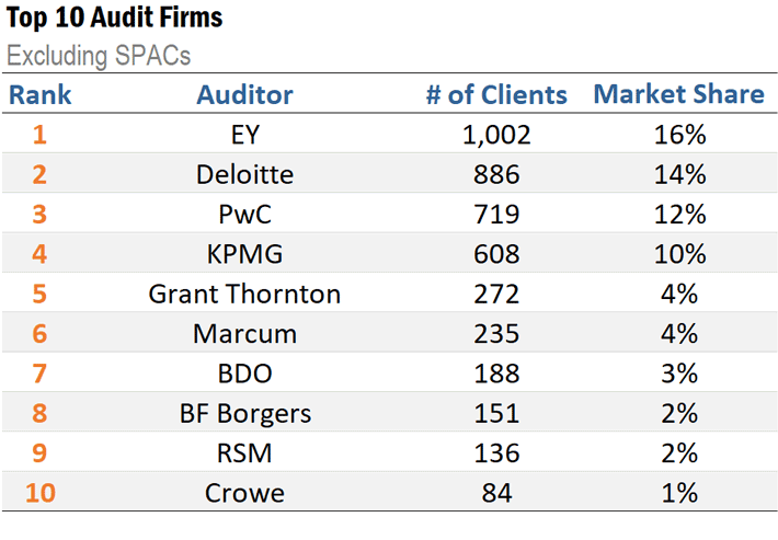 2023 top 10 audit firms. Ideagen Audit Analytics