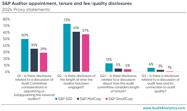 S&P Auditor appointment tenure
